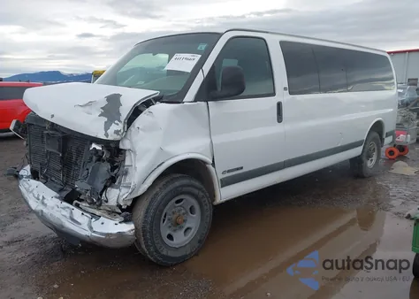 2001 Chevrolet Express from USA, damaged, VIN 1GAHG39R911221487